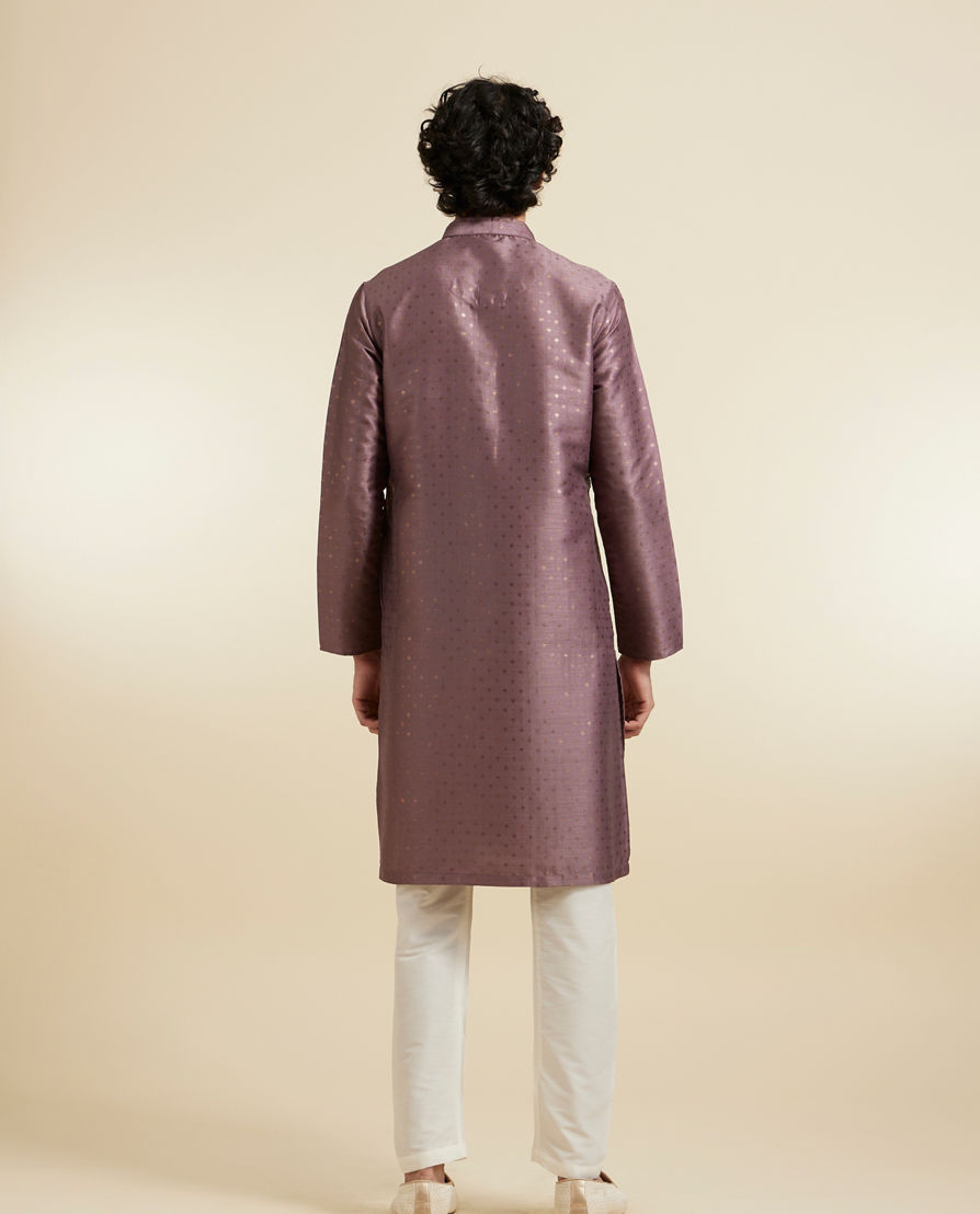 Diwas Men Opulent Purple Elegance Kurta