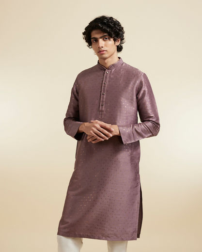 Diwas Men Opulent Purple Elegance Kurta