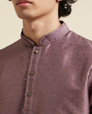 Diwas Men Opulent Purple Elegance Kurta