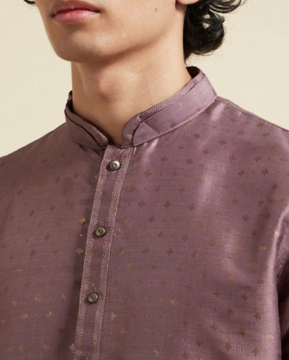Diwas Men Opulent Purple Elegance Kurta