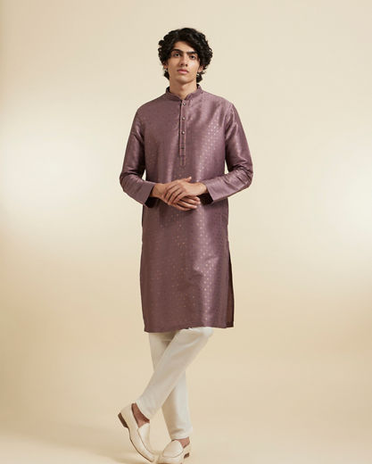 Diwas Men Opulent Purple Elegance Kurta