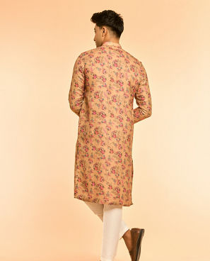 Diwas Men Mehndi Green Majestic Kurta