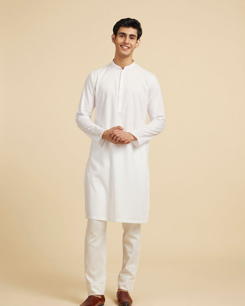 Diwas Men Immaculate White Elegance Kurta