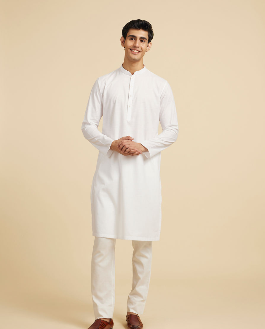 Diwas Men Immaculate White Elegance Kurta