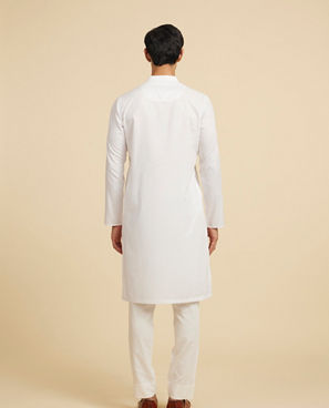 Diwas Men Immaculate White Elegance Kurta