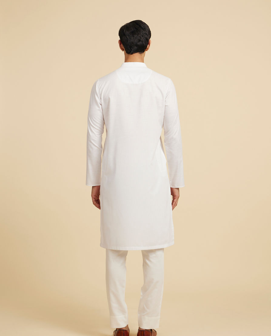 Diwas Men Immaculate White Elegance Kurta