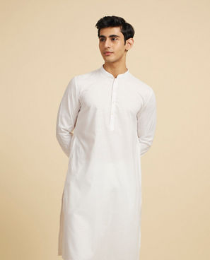 Diwas Men Immaculate White Elegance Kurta