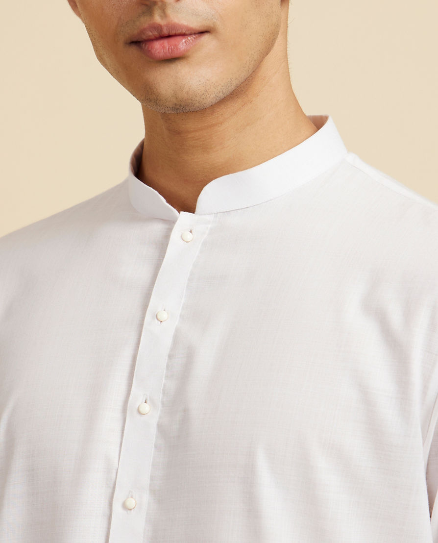Diwas Men Immaculate White Elegance Kurta