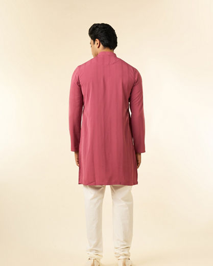Diwas Men Resplendent Dusty Pink Kurta
