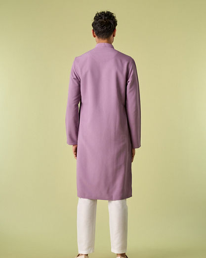 Diwas Men Lilac Reverie Spandex Kurta