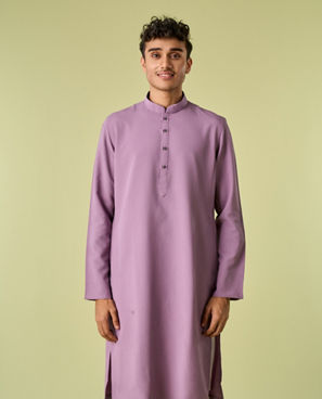 Diwas Men Lilac Reverie Spandex Kurta