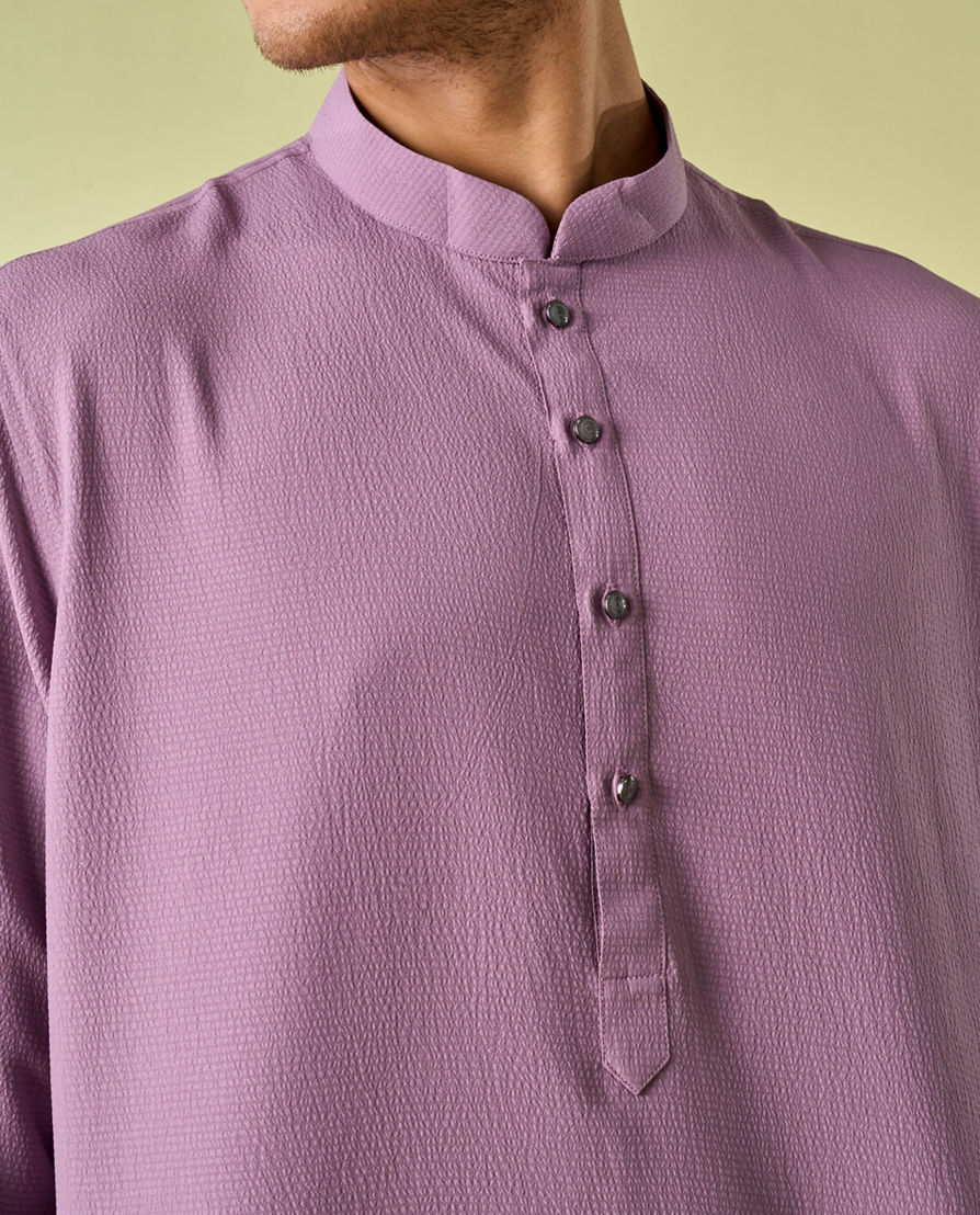 Diwas Men Lilac Reverie Spandex Kurta