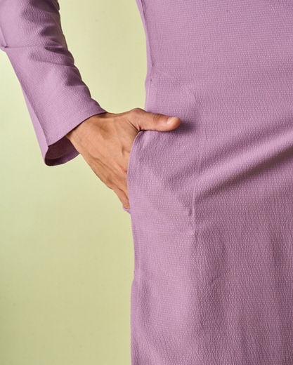 Diwas Men Lilac Reverie Spandex Kurta