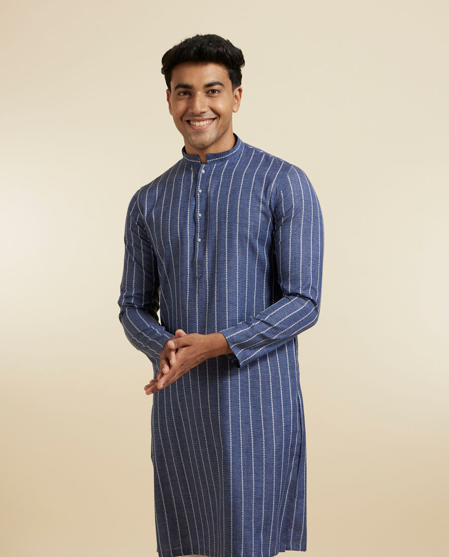 Diwas Men Blue Radiance Kurta