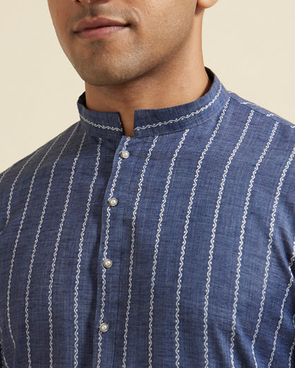 Diwas Men Blue Radiance Kurta