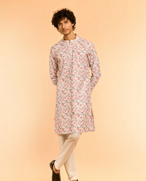 Diwas Men Elegant Warm White Kurta