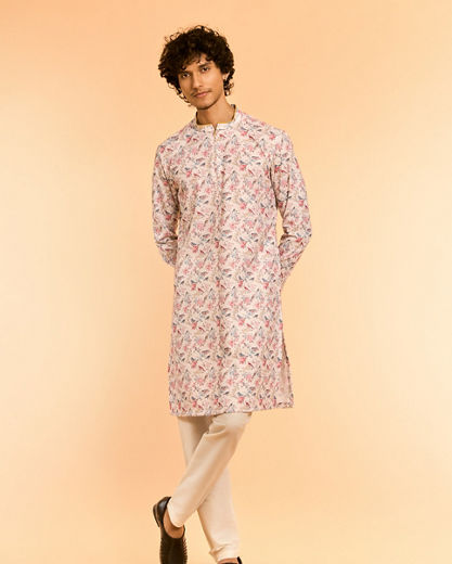 Diwas Men Elegant Warm White Kurta