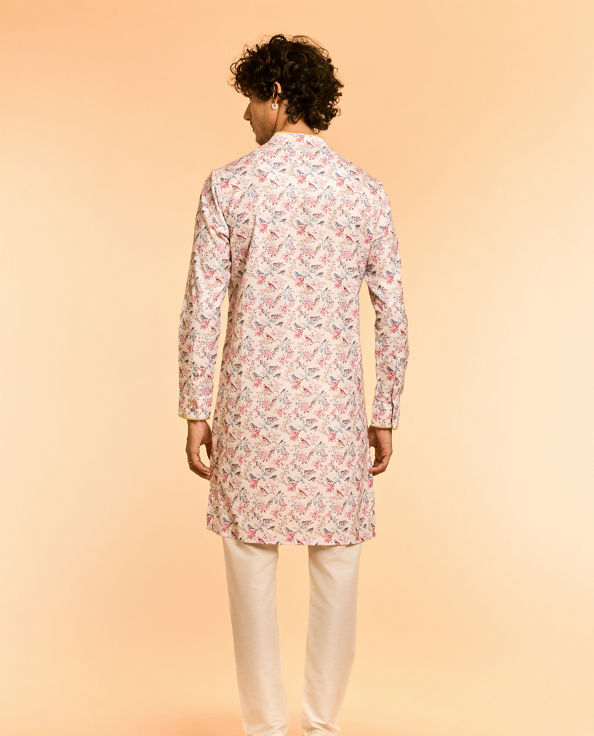 Diwas Men Elegant Warm White Kurta