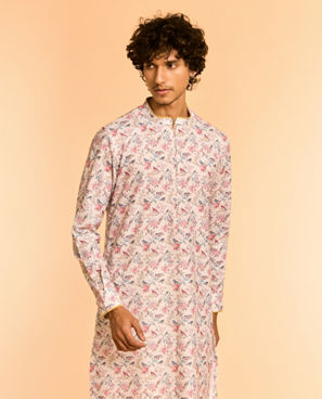 Diwas Men Elegant Warm White Kurta