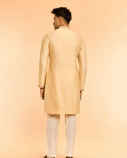 Diwas Men Beige Charm Kurta