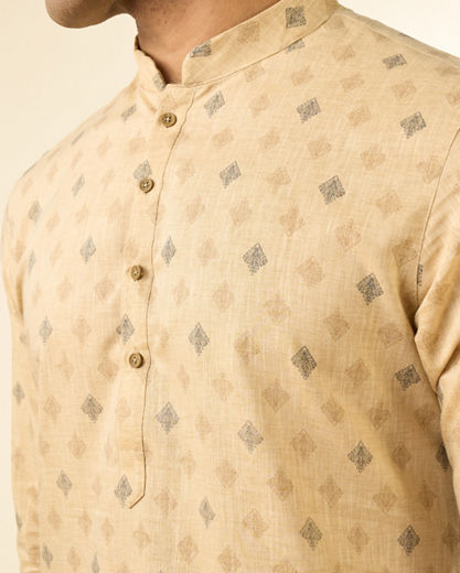 Diwas Men Beige Elegance Men Kurta