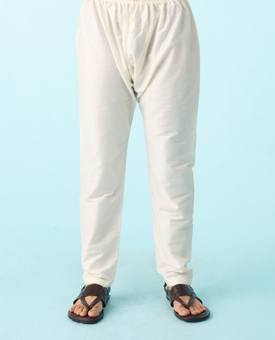 Diwas Men Refined Beige Splendor Kurta Pajama