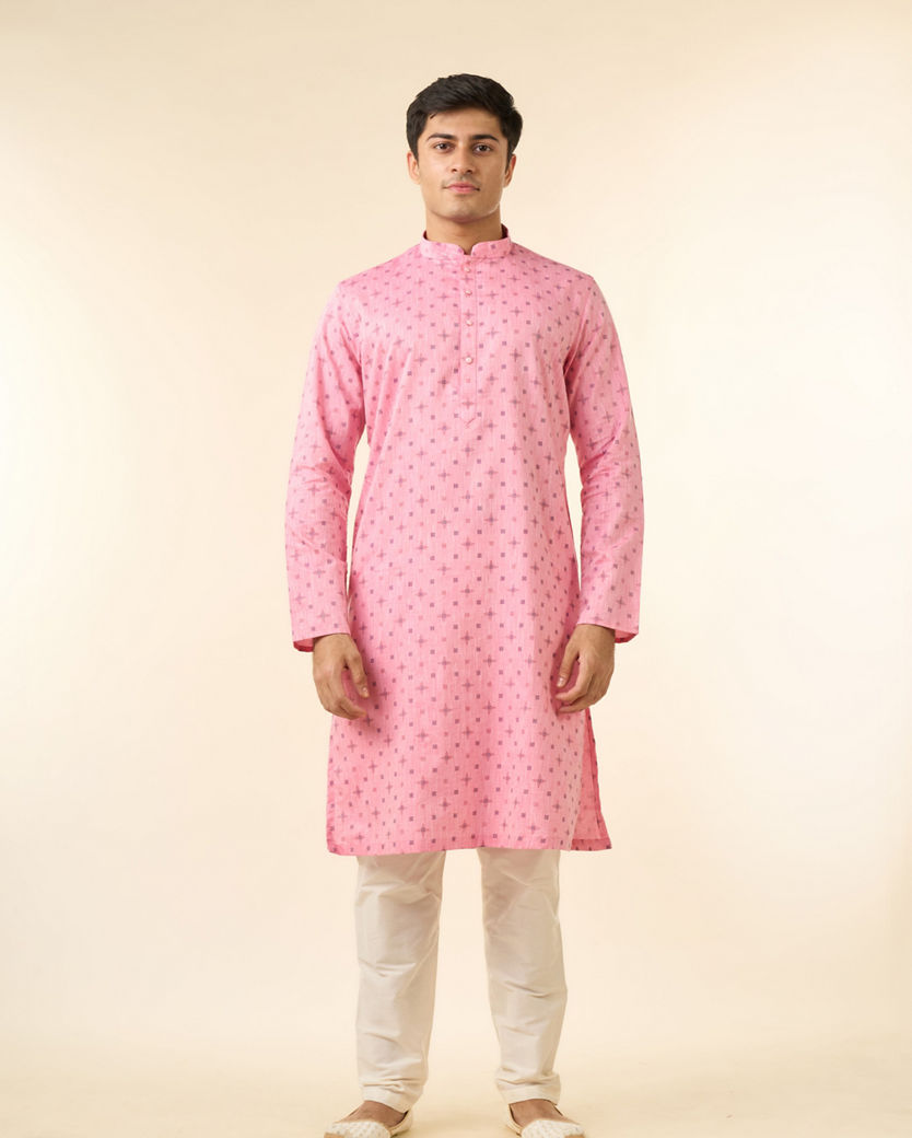 Diwas Men Splendid Pink Kurta