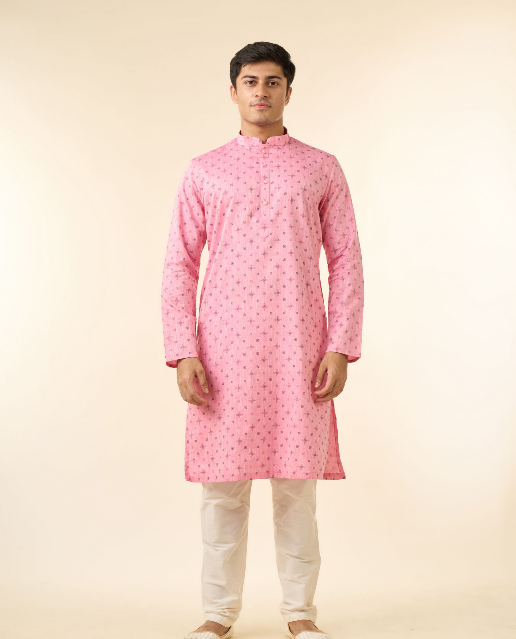 Diwas Men Splendid Pink Kurta