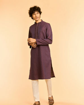 Diwas Men Luscious Purple Dreams Kurta
