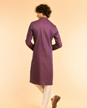 Diwas Men Luscious Purple Dreams Kurta