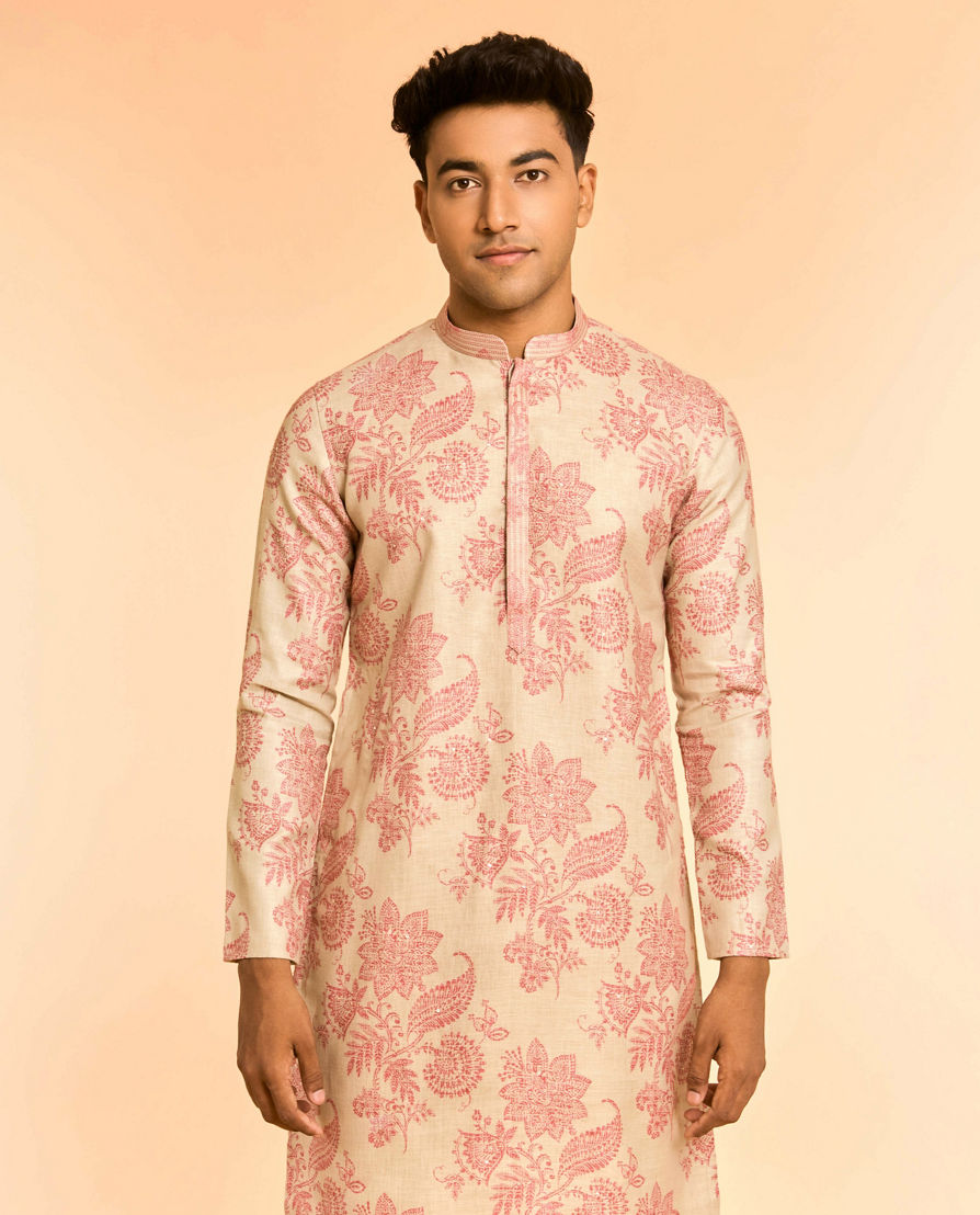 Diwas Men Pista Green Enchantment Kurta