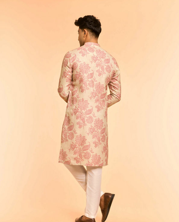 Diwas Men Pista Green Enchantment Kurta