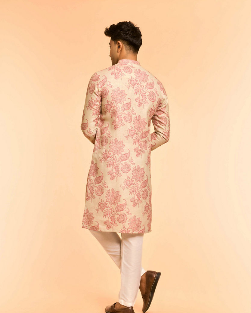 Diwas Men Pista Green Enchantment Kurta