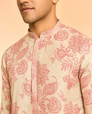 Diwas Men Pista Green Enchantment Kurta