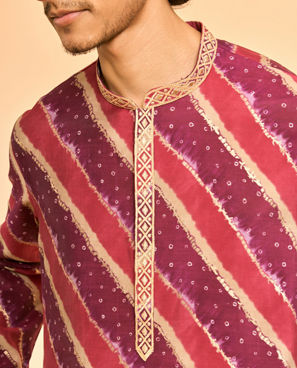 Diwas Men Purple Delight Kurta