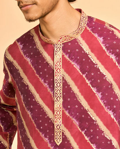 Diwas Men Purple Delight Kurta