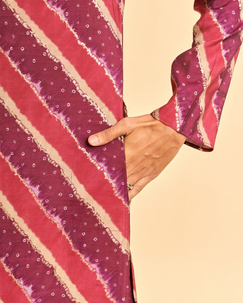 Diwas Men Purple Delight Kurta
