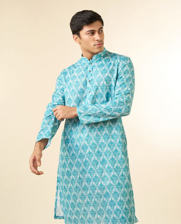Diwas Men Emerald Spark Kurta