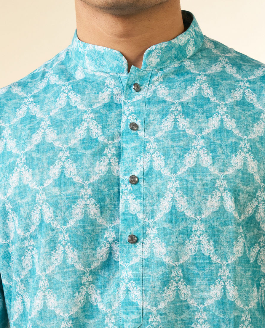 Diwas Men Emerald Spark Kurta