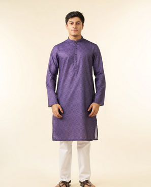 Diwas Men Purple Majesty Festive Kurta