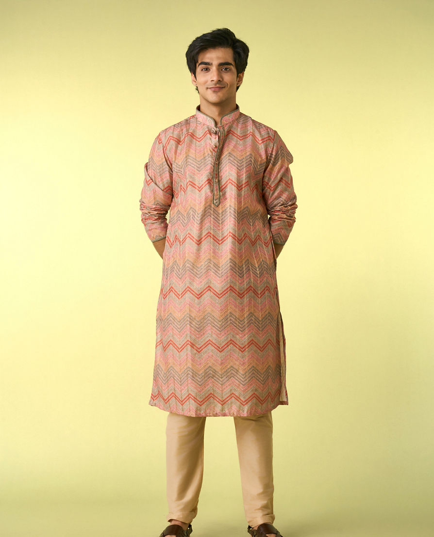 Diwas Men Fawn Serenity Kurta Pajama