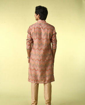 Diwas Men Fawn Serenity Kurta Pajama