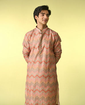 Diwas Men Fawn Serenity Kurta Pajama
