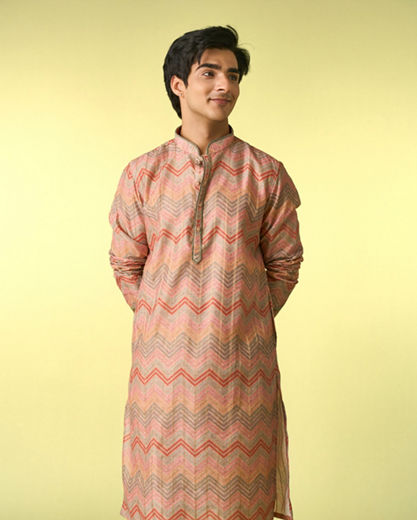 Diwas Men Fawn Serenity Kurta Pajama