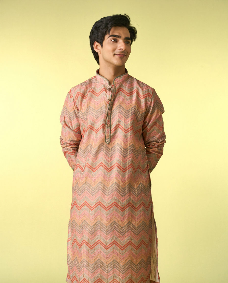 Diwas Men Fawn Serenity Kurta Pajama