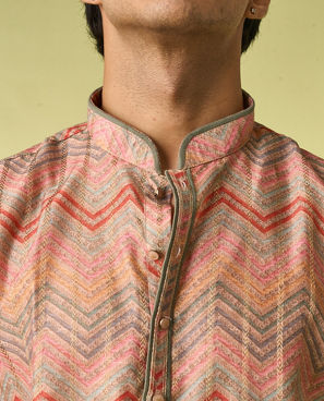 Diwas Men Fawn Serenity Kurta Pajama