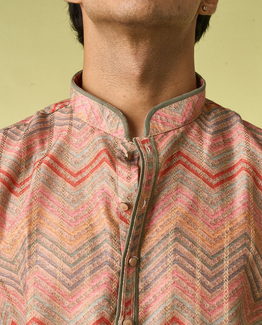 Diwas Men Fawn Serenity Kurta Pajama