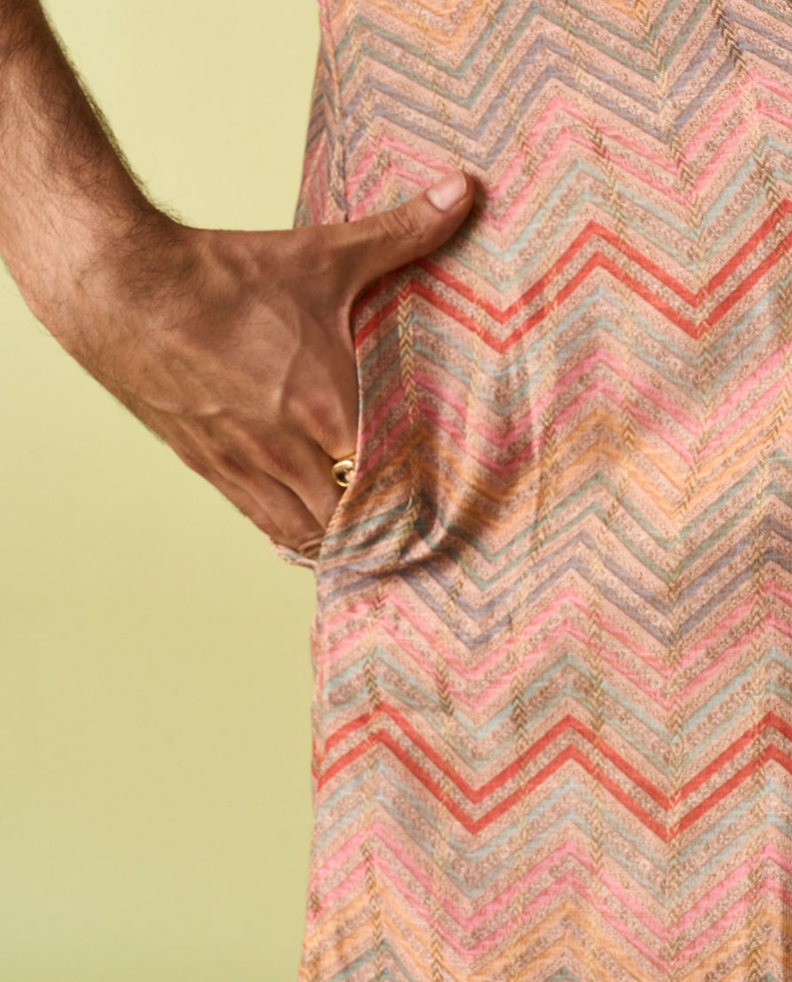 Diwas Men Fawn Serenity Kurta Pajama