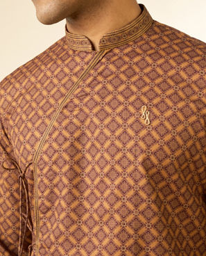 Diwas Men Mustard Delight Kurta