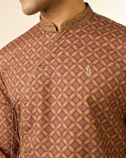 Diwas Men Mustard Delight Kurta